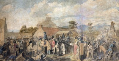 Pitlessie Fair, 1804 by David Wilkie